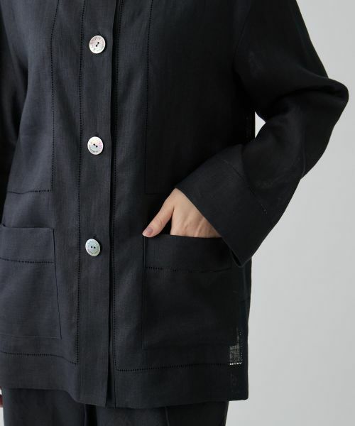 LANVIN COLLECTION / ランバン コレクション テーラードジャケット | シャツカラー・ブラウスジャケット | 詳細9