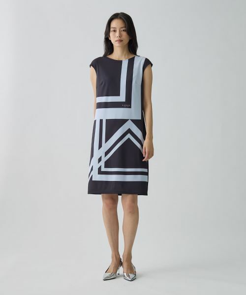 LANVIN COLLECTION / ランバン コレクション ドレス | ジオメトリック・ワンピース | 詳細1