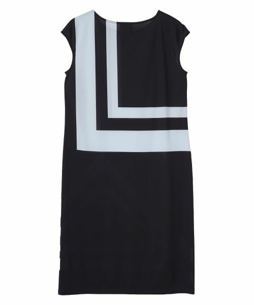 LANVIN COLLECTION / ランバン コレクション ドレス | ジオメトリック・ワンピース | 詳細7