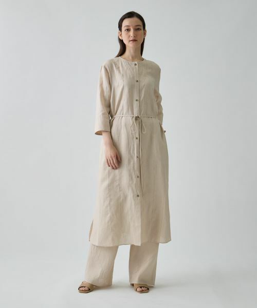 LANVIN COLLECTION / ランバン コレクション ドレス | ノーカラー・ロングワンピース | 詳細1