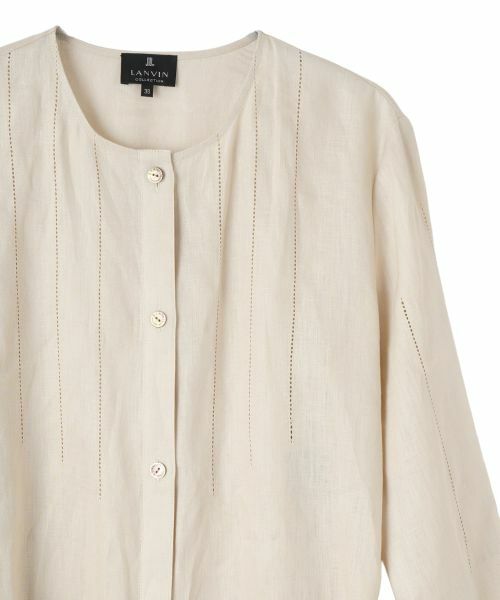 LANVIN COLLECTION / ランバン コレクション ドレス | ノーカラー・ロングワンピース | 詳細11