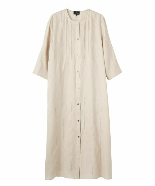 LANVIN COLLECTION / ランバン コレクション ドレス | ノーカラー・ロングワンピース | 詳細15