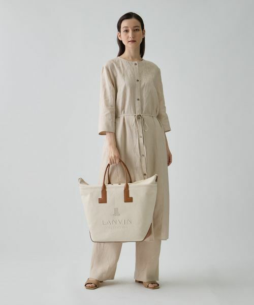 LANVIN COLLECTION / ランバン コレクション ドレス | ノーカラー・ロングワンピース | 詳細4