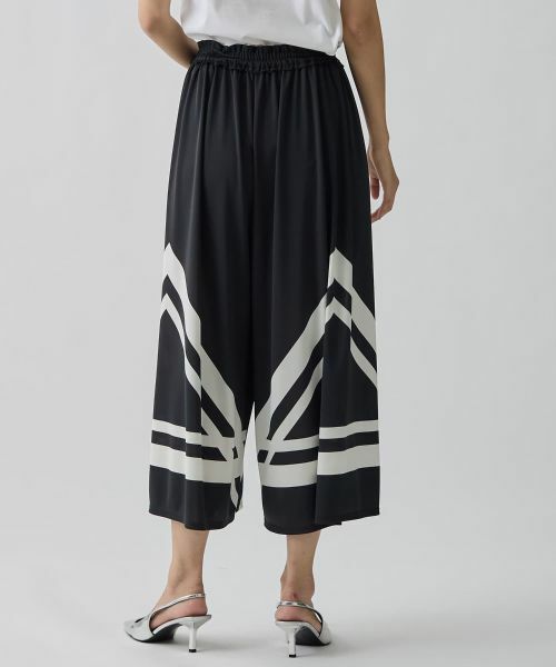 LANVIN COLLECTION / ランバン コレクション その他パンツ | ジオメトリック・ワイドパンツ | 詳細3