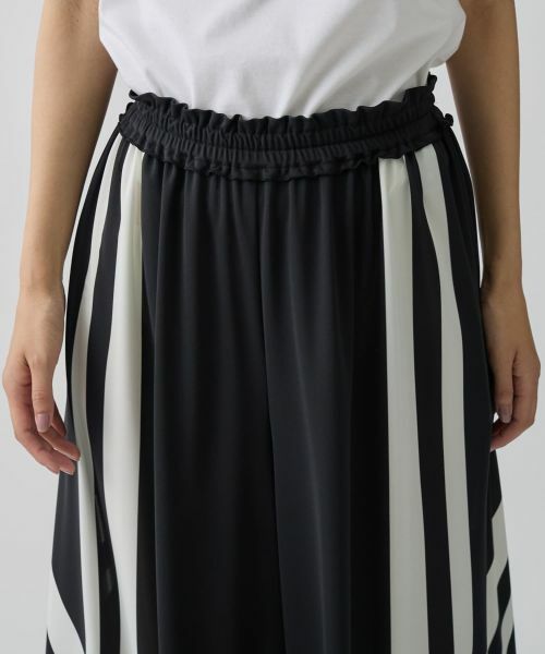 LANVIN COLLECTION / ランバン コレクション その他パンツ | ジオメトリック・ワイドパンツ | 詳細4