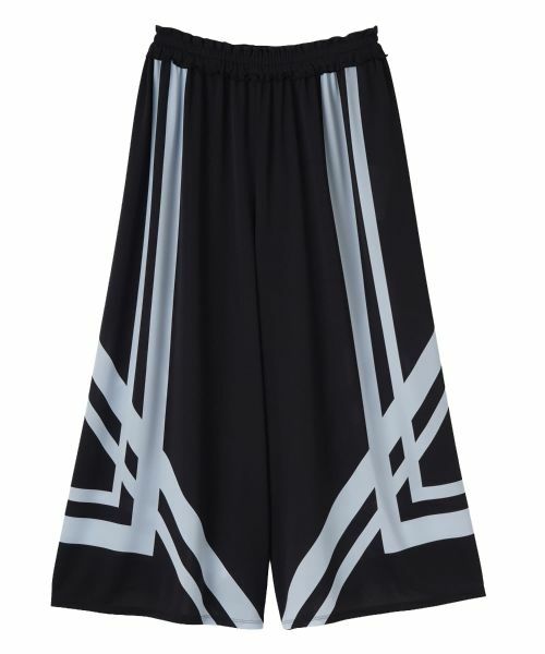 LANVIN COLLECTION / ランバン コレクション その他パンツ | ジオメトリック・ワイドパンツ | 詳細7