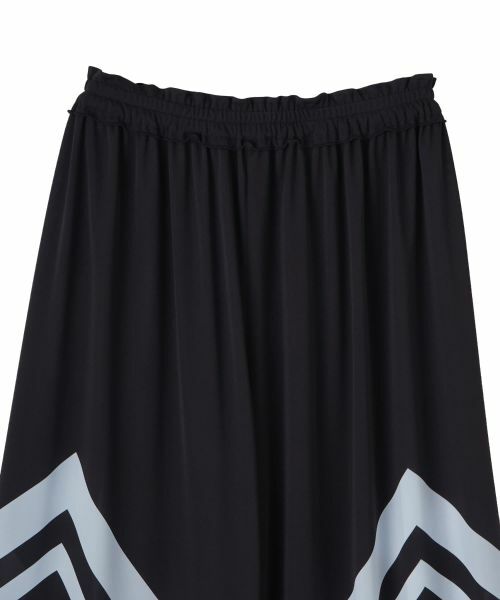 LANVIN COLLECTION / ランバン コレクション その他パンツ | ジオメトリック・ワイドパンツ | 詳細8