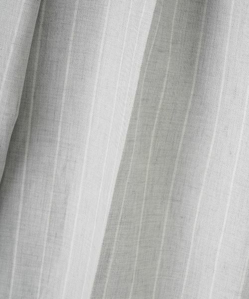 LANVIN COLLECTION / ランバン コレクション その他パンツ | ストライプリネンウールパンツ | 詳細13