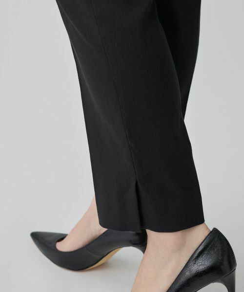 LANVIN COLLECTION / ランバン コレクション その他パンツ | リネン混無地パンツ | 詳細11