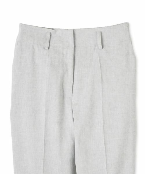 LANVIN COLLECTION / ランバン コレクション その他パンツ | リネン混無地パンツ | 詳細15