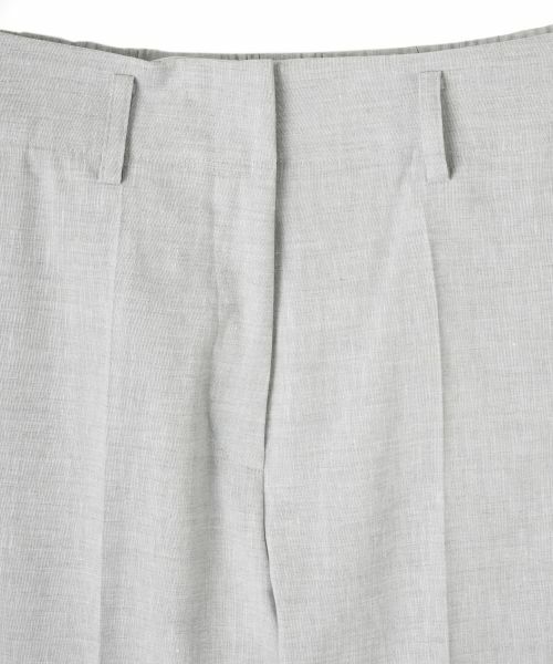 LANVIN COLLECTION / ランバン コレクション その他パンツ | リネン混無地パンツ | 詳細16