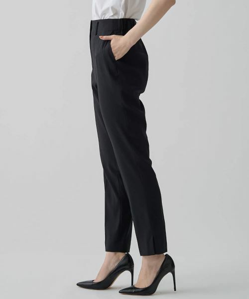 LANVIN COLLECTION / ランバン コレクション その他パンツ | リネン混無地パンツ | 詳細8