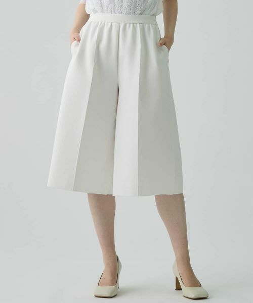 LANVIN COLLECTION / ランバン コレクション その他パンツ | 撥水ストレッチニットパンツ | 詳細1