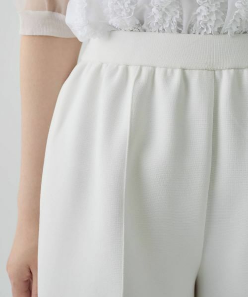 LANVIN COLLECTION / ランバン コレクション その他パンツ | 撥水ストレッチニットパンツ | 詳細4