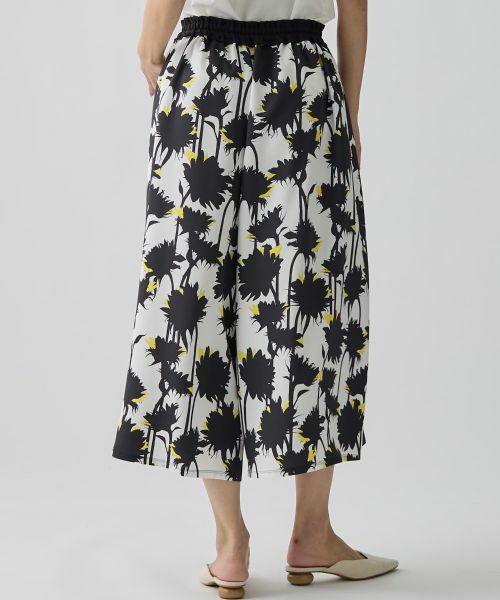 LANVIN COLLECTION / ランバン コレクション その他パンツ | シャドウフラワープリントパンツ | 詳細10