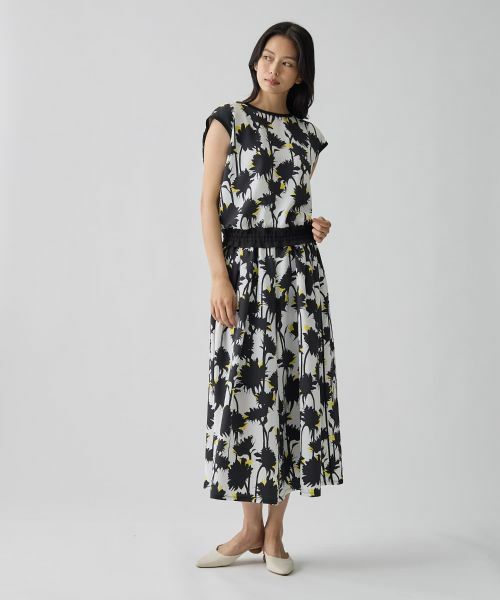 LANVIN COLLECTION / ランバン コレクション その他パンツ | シャドウフラワープリントパンツ | 詳細13