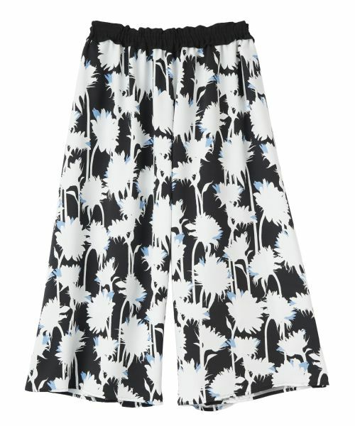 LANVIN COLLECTION / ランバン コレクション その他パンツ | シャドウフラワープリントパンツ | 詳細15