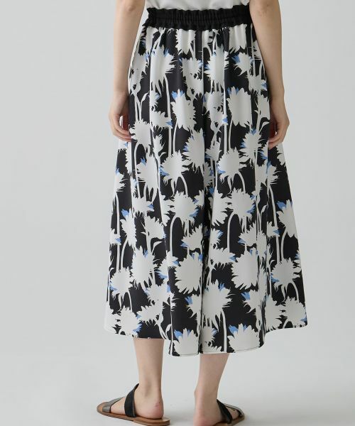 LANVIN COLLECTION / ランバン コレクション その他パンツ | シャドウフラワープリントパンツ | 詳細3