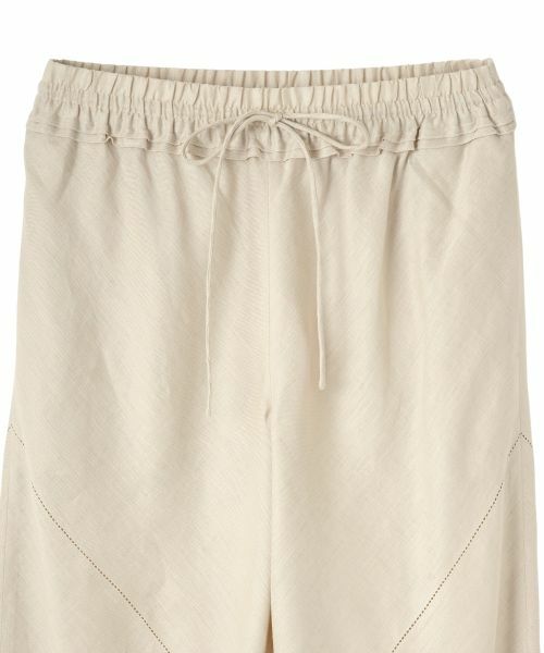 LANVIN COLLECTION / ランバン コレクション その他パンツ | バイヤスリネンパンツ | 詳細14