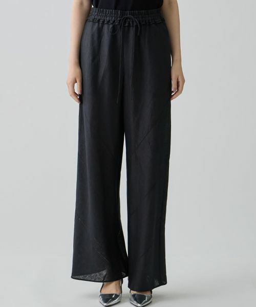 LANVIN COLLECTION / ランバン コレクション その他パンツ | バイヤスリネンパンツ | 詳細6