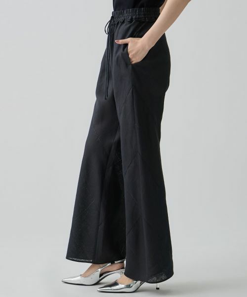 LANVIN COLLECTION / ランバン コレクション その他パンツ | バイヤスリネンパンツ | 詳細7