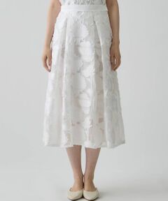 LANVIN COLLECTION / ランバン コレクション ロング・マキシ丈スカート | サンフラワーカットジャカードスカート