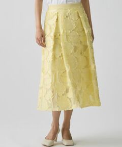 LANVIN COLLECTION / ランバン コレクション ロング・マキシ丈スカート | サンフラワーカットジャカードスカート