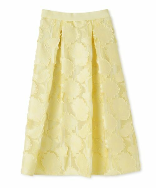 LANVIN COLLECTION / ランバン コレクション ロング・マキシ丈スカート | サンフラワーカットジャカードスカート | 詳細15