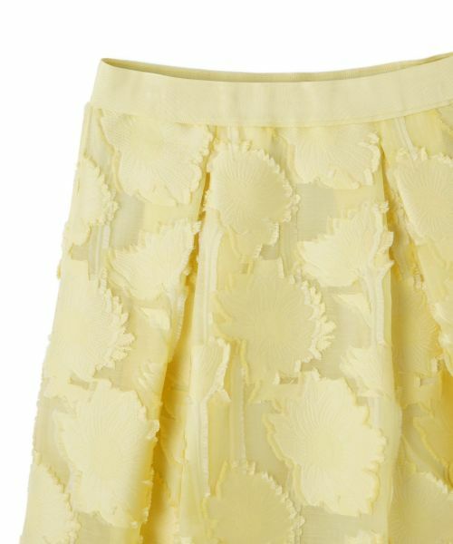 LANVIN COLLECTION / ランバン コレクション ロング・マキシ丈スカート | サンフラワーカットジャカードスカート | 詳細16