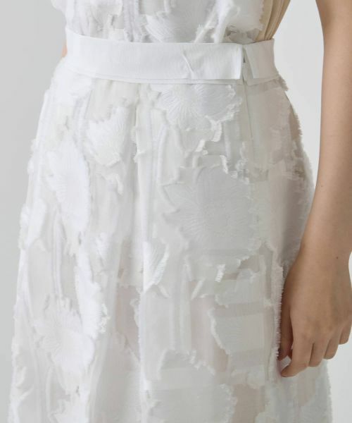 LANVIN COLLECTION / ランバン コレクション ロング・マキシ丈スカート | サンフラワーカットジャカードスカート | 詳細9