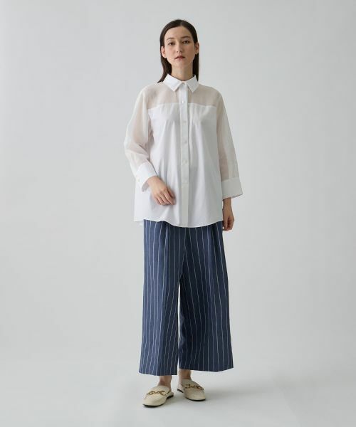 LANVIN COLLECTION / ランバン コレクション シャツ・ブラウス | 綿ブロードブラウス | 詳細6