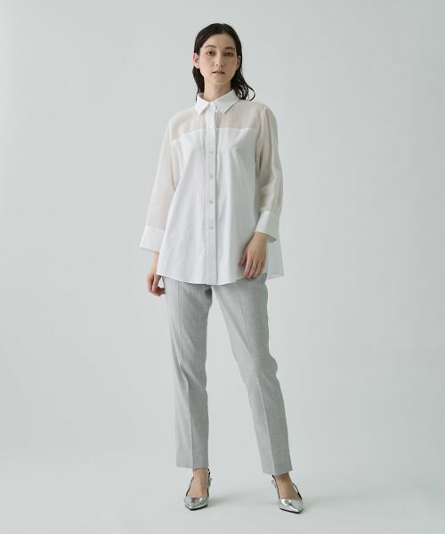 LANVIN COLLECTION / ランバン コレクション シャツ・ブラウス | 綿ブロードブラウス | 詳細7