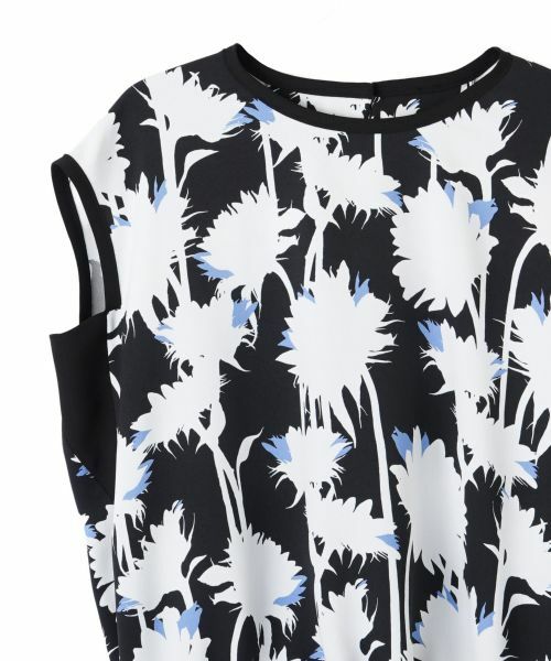 LANVIN COLLECTION / ランバン コレクション シャツ・ブラウス | シャドウフラワープリントブラウス | 詳細13