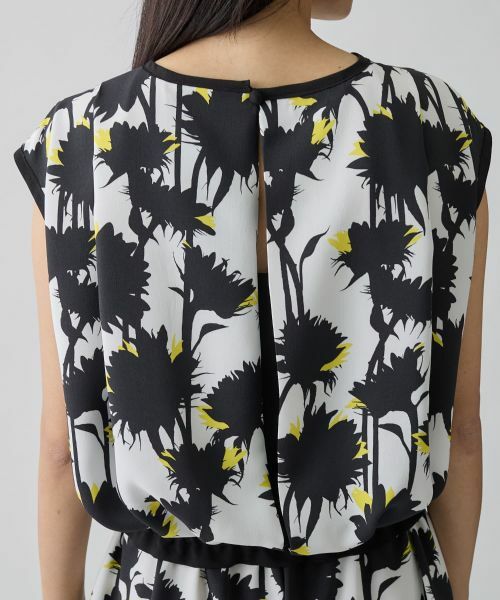 LANVIN COLLECTION / ランバン コレクション シャツ・ブラウス | シャドウフラワープリントブラウス | 詳細3