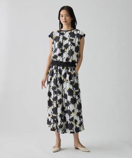 LANVIN COLLECTION / ランバン コレクション シャツ・ブラウス | シャドウフラワープリントブラウス | 詳細4