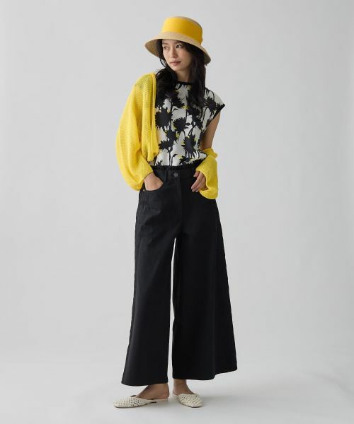 LANVIN COLLECTION / ランバン コレクション シャツ・ブラウス | シャドウフラワープリントブラウス | 詳細5