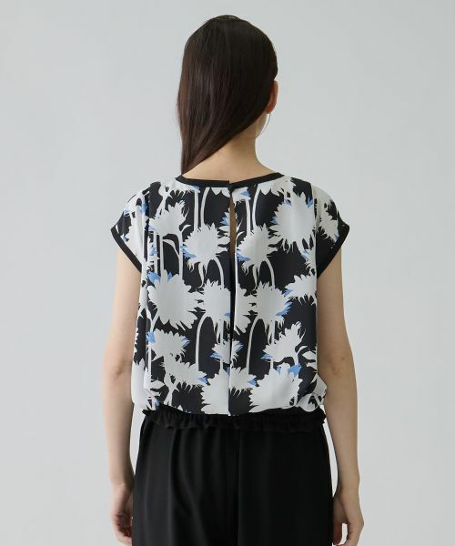 LANVIN COLLECTION / ランバン コレクション シャツ・ブラウス | シャドウフラワープリントブラウス | 詳細8