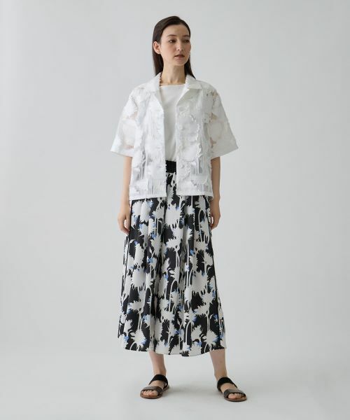 LANVIN COLLECTION / ランバン コレクション シャツ・ブラウス | サンフラワーカットジャカードブラウス | 詳細15