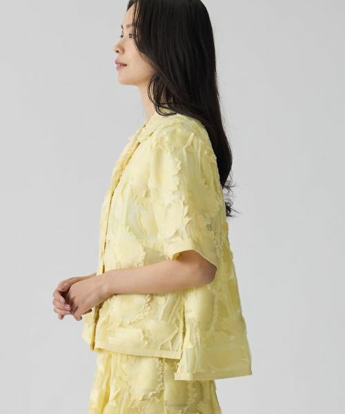 LANVIN COLLECTION / ランバン コレクション シャツ・ブラウス | サンフラワーカットジャカードブラウス | 詳細2