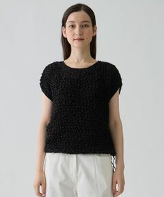 LANVIN COLLECTION / ランバン コレクション シャツ・ブラウス | 格子ステッチ・シフォントップス