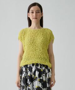 LANVIN COLLECTION / ランバン コレクション シャツ・ブラウス | 格子ステッチ・シフォントップス