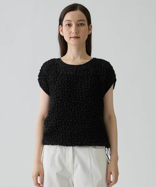 LANVIN COLLECTION / ランバン コレクション シャツ・ブラウス | 格子ステッチ・シフォントップス | 詳細12