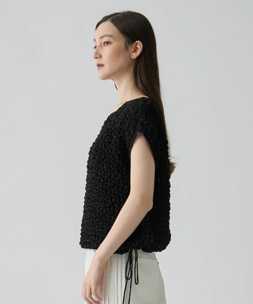 LANVIN COLLECTION / ランバン コレクション シャツ・ブラウス | 格子ステッチ・シフォントップス | 詳細13