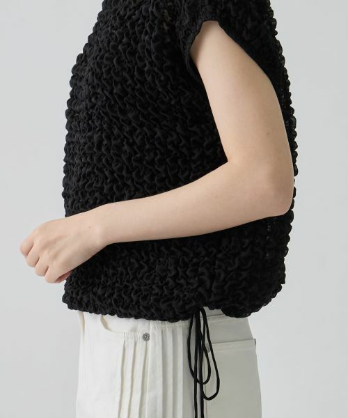 LANVIN COLLECTION / ランバン コレクション シャツ・ブラウス | 格子ステッチ・シフォントップス | 詳細15