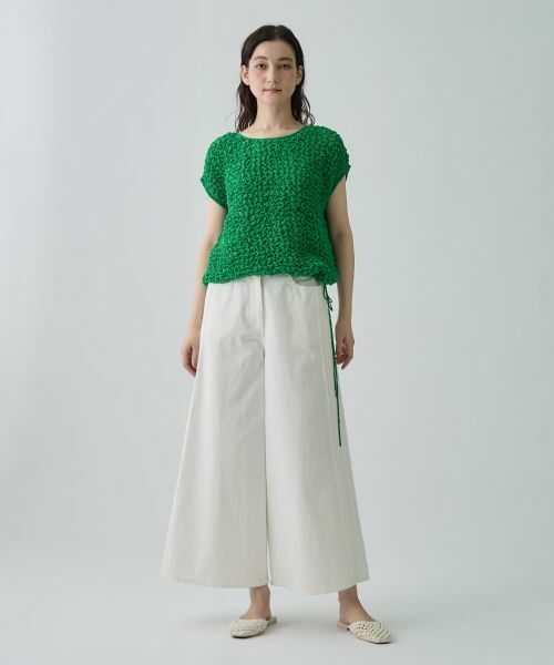 LANVIN COLLECTION / ランバン コレクション シャツ・ブラウス | 格子ステッチ・シフォントップス | 詳細5