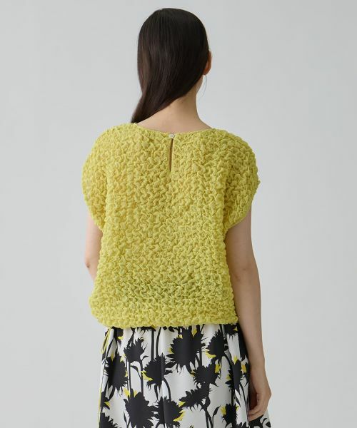 LANVIN COLLECTION / ランバン コレクション シャツ・ブラウス | 格子ステッチ・シフォントップス | 詳細8