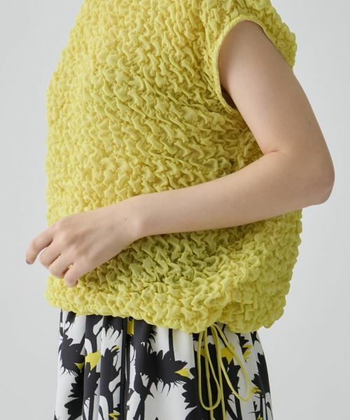 LANVIN COLLECTION / ランバン コレクション シャツ・ブラウス | 格子ステッチ・シフォントップス | 詳細9