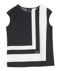 LANVIN COLLECTION / ランバン コレクション カットソー | ジオメトリック・ブラウスカットソー