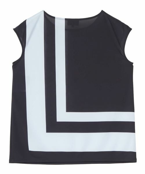 LANVIN COLLECTION / ランバン コレクション カットソー | ジオメトリック・ブラウスカットソー | 詳細7