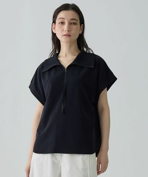 LANVIN COLLECTION / ランバン コレクション カットソー | マイクロZパイルカットソー | 詳細1